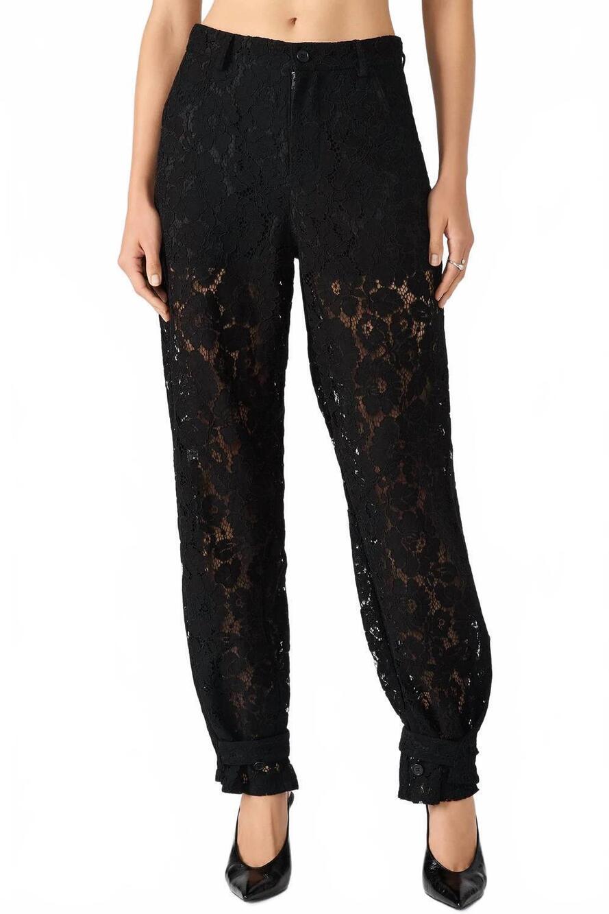 NEW STEVE MADDEN tre lace pants in black